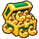 +5M Strength icon in Roll a Lucky Egg