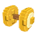 Golden Dumbbell icon in Roll a Lucky Egg